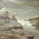 Painting, early 20th century, oil on cardboard, Italy, C. De Consoli