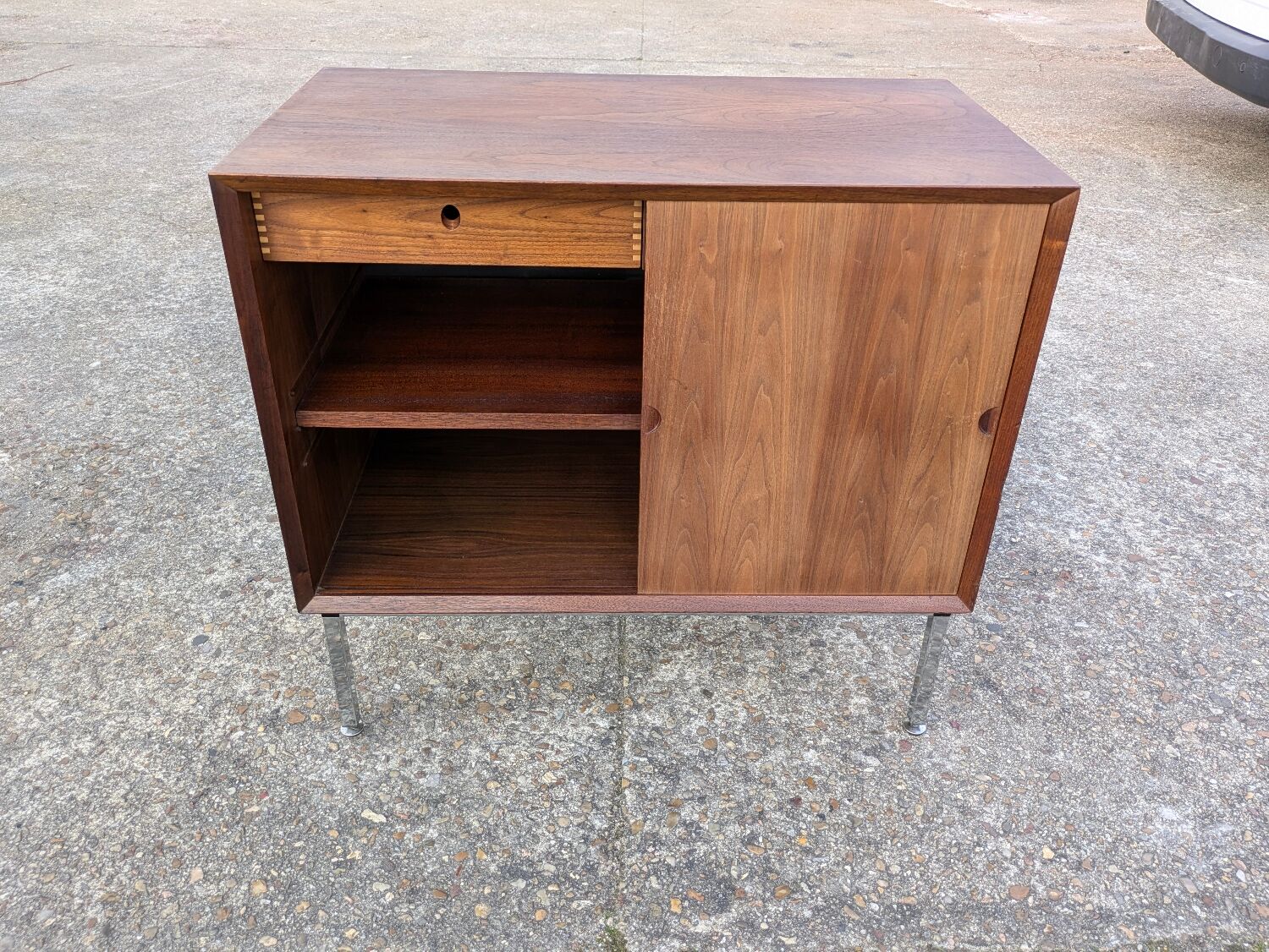 Vintage teak sideboard attributed to Poul Cadovius.