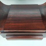 Rosewood art deco cradle table