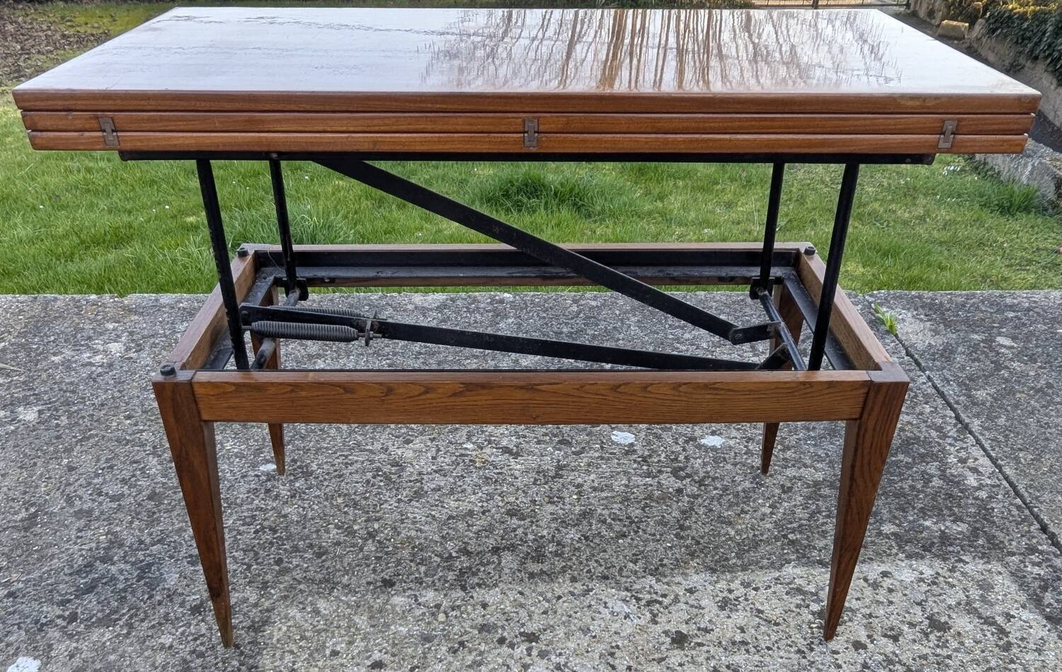 Modular vintage table Albert Ducrot Vintage DUval portfolio table