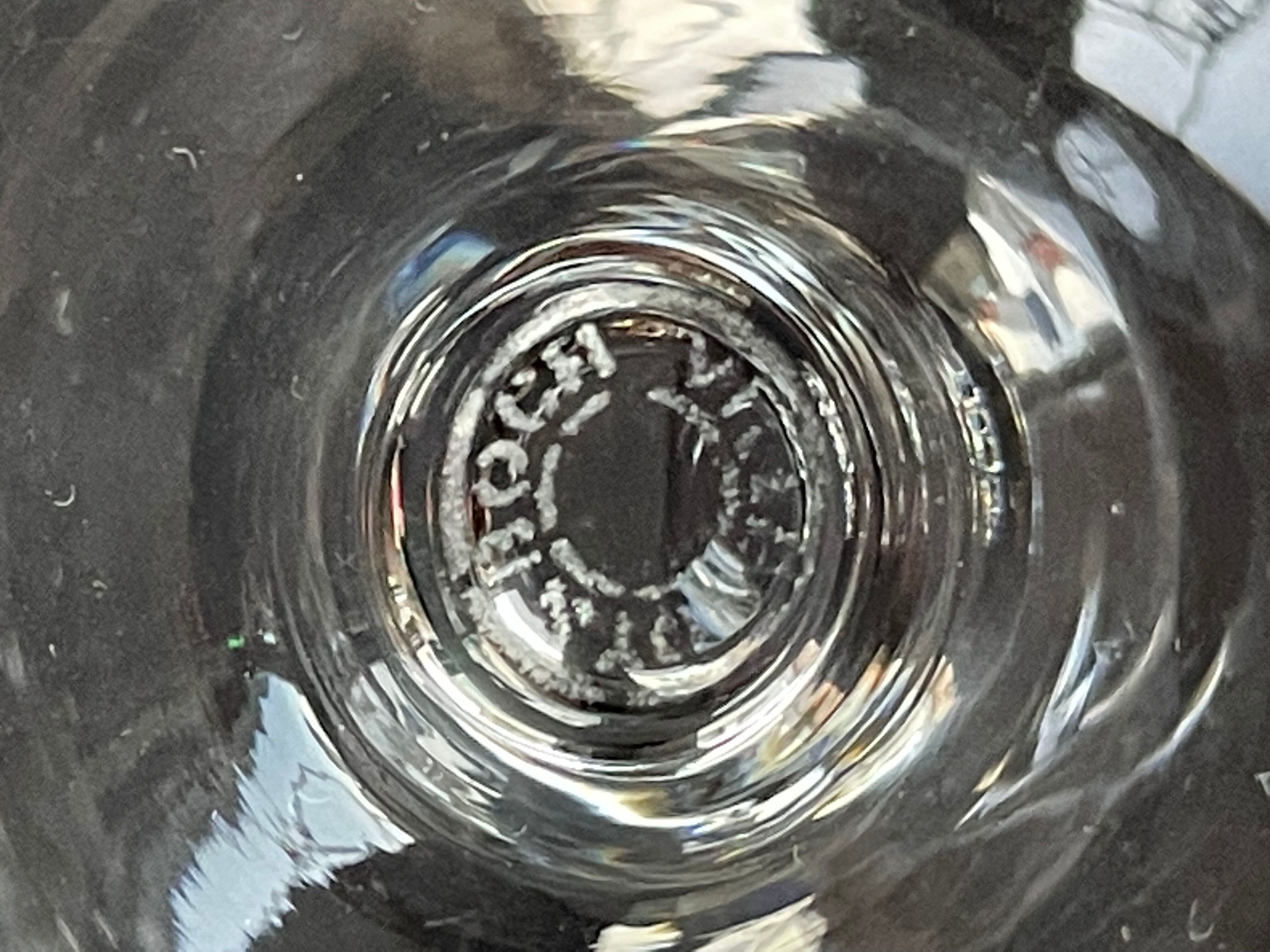 6 Villeroy & Boch cognac glasses stamped