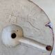 Earthenware candlestick