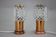 Pair of Table Lamps in Copper by Kamenicky Senov, Czechoslovakia