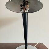 Unique Dakapo Lamp. Chrome art deco table lamp Ikea 1980s. Bauhaus style mushroom lamp