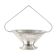 Art Deco sugar bowl, silver-plated brass, Poland, 1930s