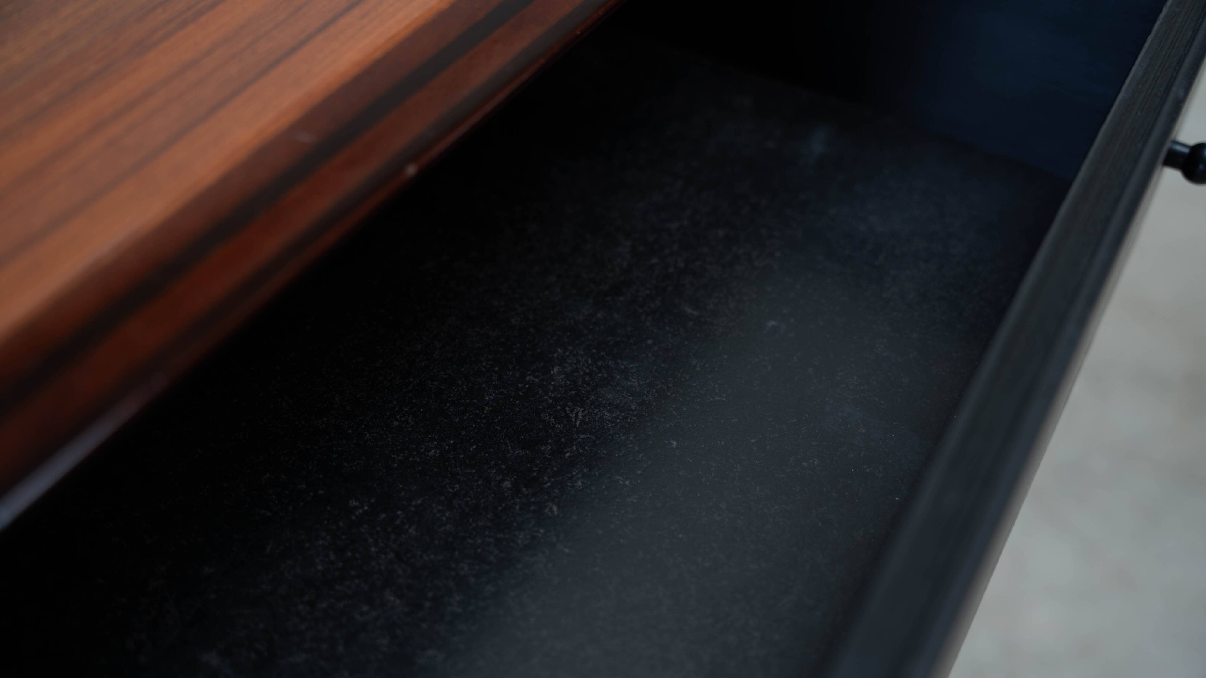 Rare rosewood sideboard by Afra Tobia Scarpa for Maxalto