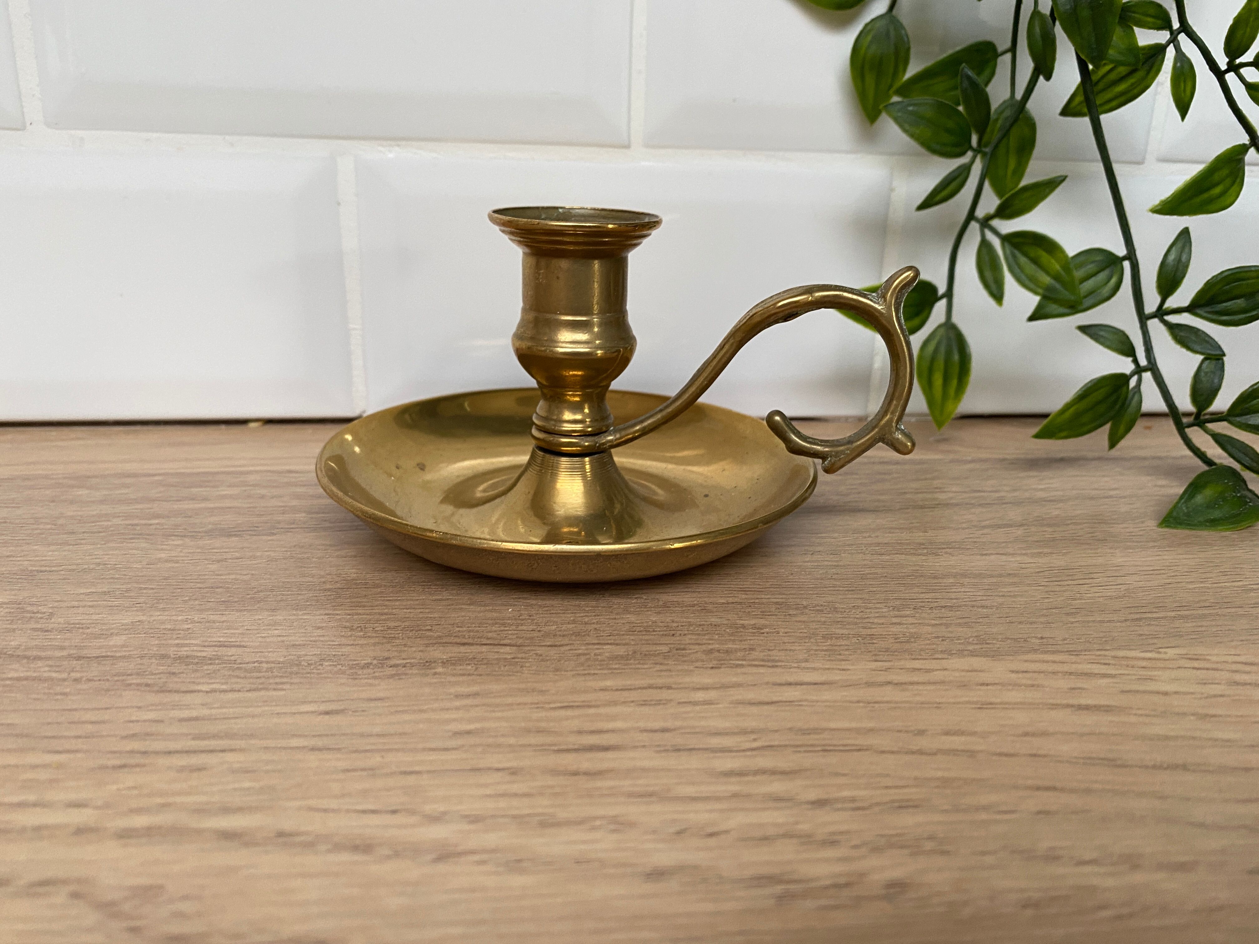 Brass candle holder