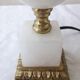 Lampe marbre et laiton