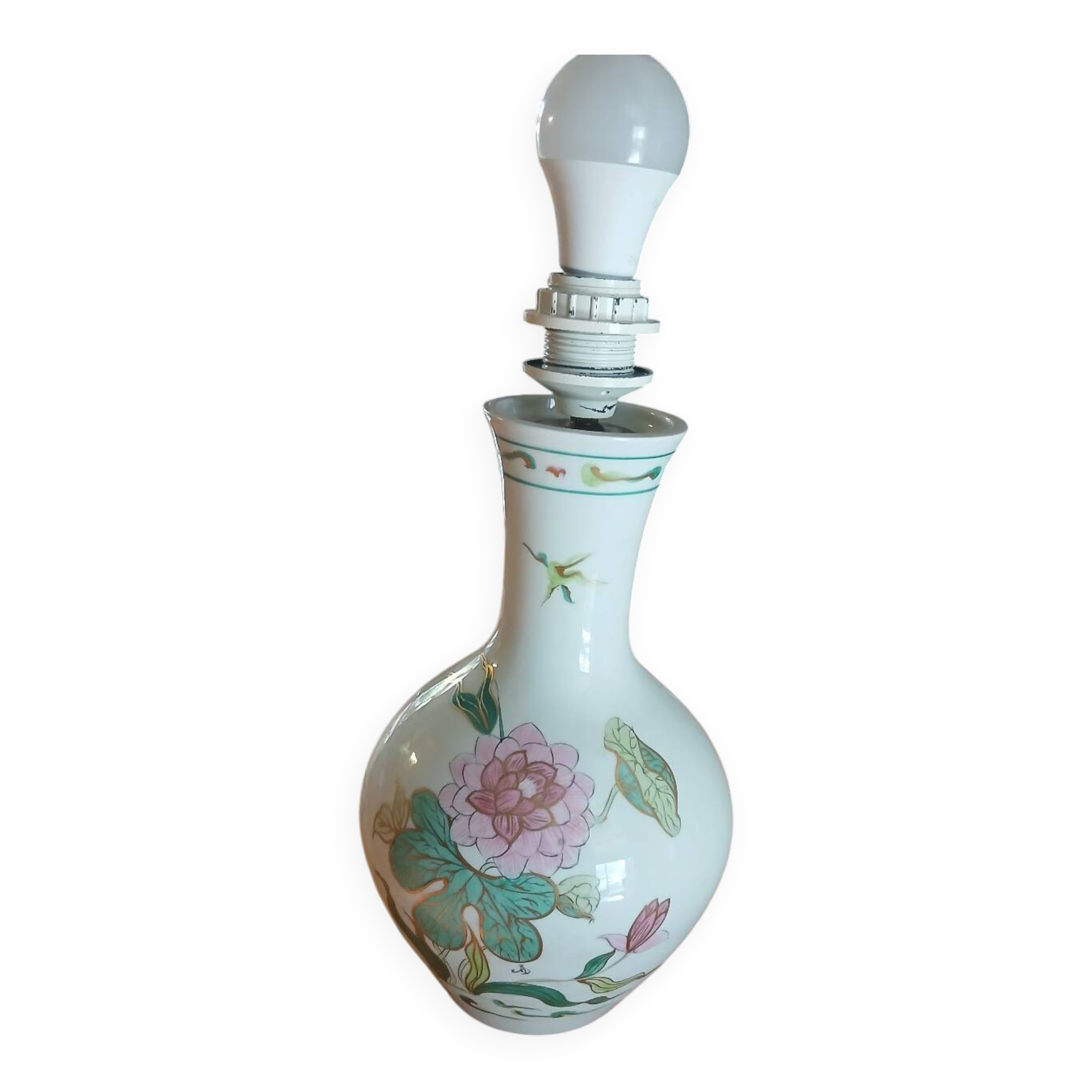 Lamp base porcelain from Rodez
