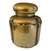 1970s oriental style silver brass bottle