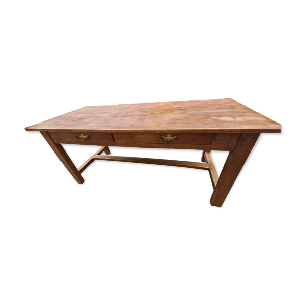 Table de ferme a 2 tiroirs 170 cm