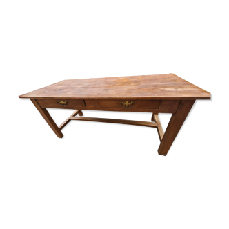 Table de ferme a 2 tiroirs 170 cm