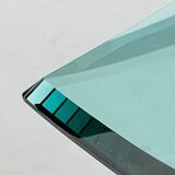 Vintage glass pendant lamp by Fontana Arte, Italy, 1950s.