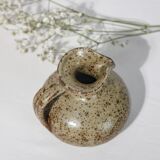 Petit vase en grès pyrité vintage