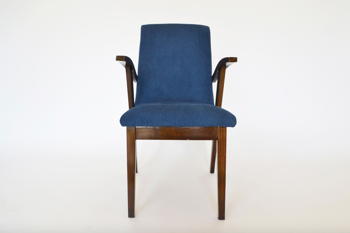 Armchair type 300-123 Puchały by Mieczysław Puchała for Bystrzycka furniture factory, years 1950