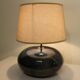 Vintage glazed ceramic lamp