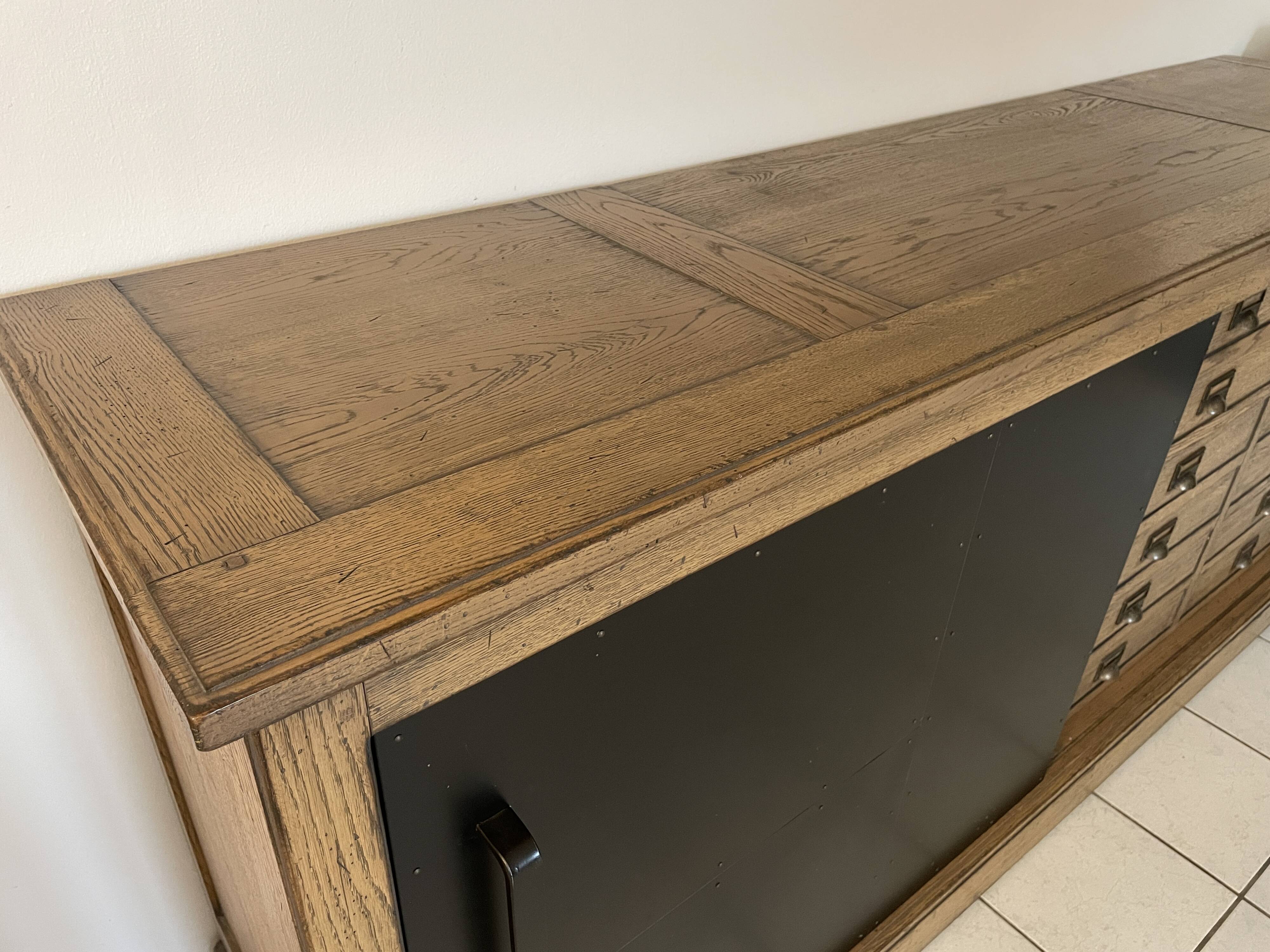 Solid oak foreman's buffet