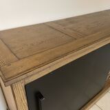 Solid oak foreman's buffet