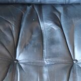 Siesta armchair Westnofa ingmar relling vintage black leather