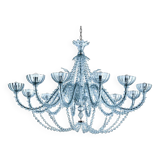 Venetian Cà Rezzonico Floral Gold Murano Style Glass Chandelier