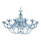 Venetian Cà Rezzonico Floral Gold Murano Style Glass Chandelier