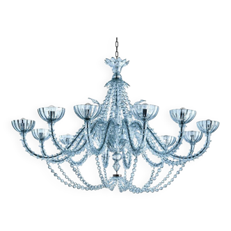 Venetian Cà Rezzonico Floral Gold Murano Style Glass Chandelier
