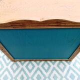 Low solid oak sideboard