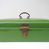 Old enamelled bread box
