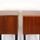 Mid-Century Modern Czechoslovakian Mahogany Nightstands by Up Závody, 1970s