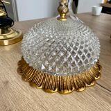 Vintage diamond tip ceiling lamp