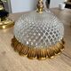 Vintage diamond tip ceiling lamp