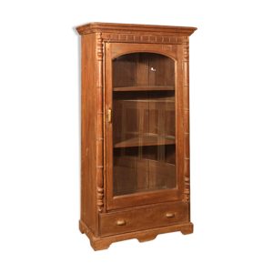 vitrine de style colonial - teck