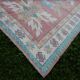 Vintage Turkish Oushak rug with soft color hand knotted rug 170 x 216 cm