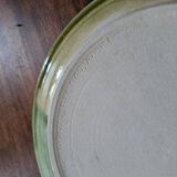 Decorative enamelled ceramic plate, 20th century