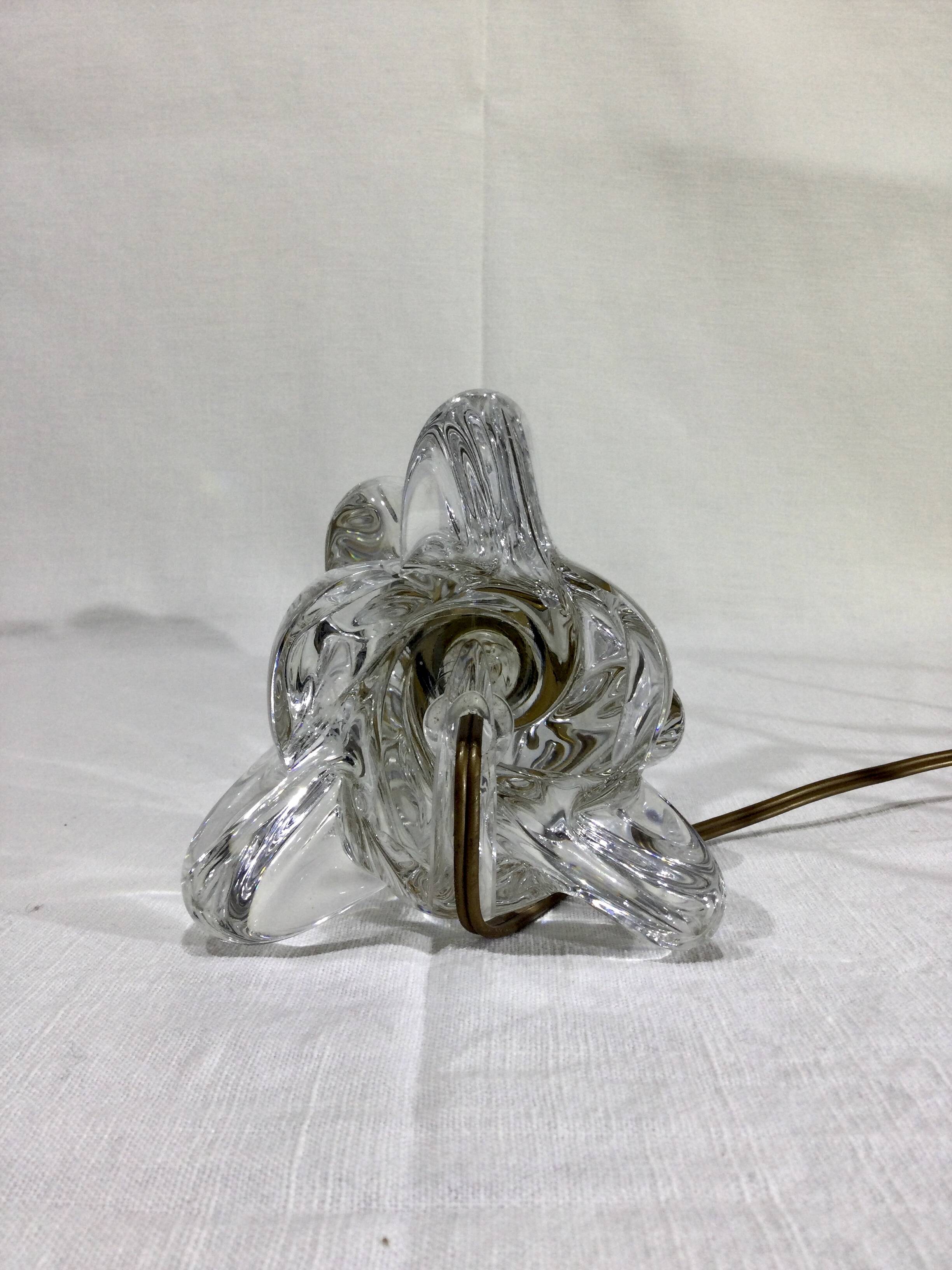 Sèvres crystal lamp base