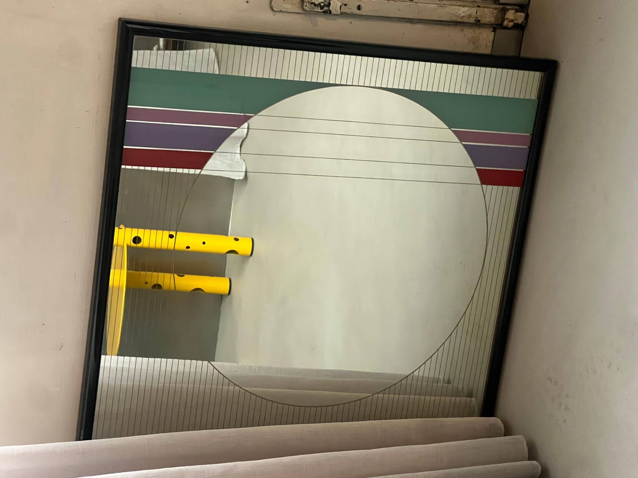 Art/Design Mirror by Eugenio Carmi for Acerbis 1980's