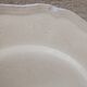 Set of 4 Sarreguemines ivory plates