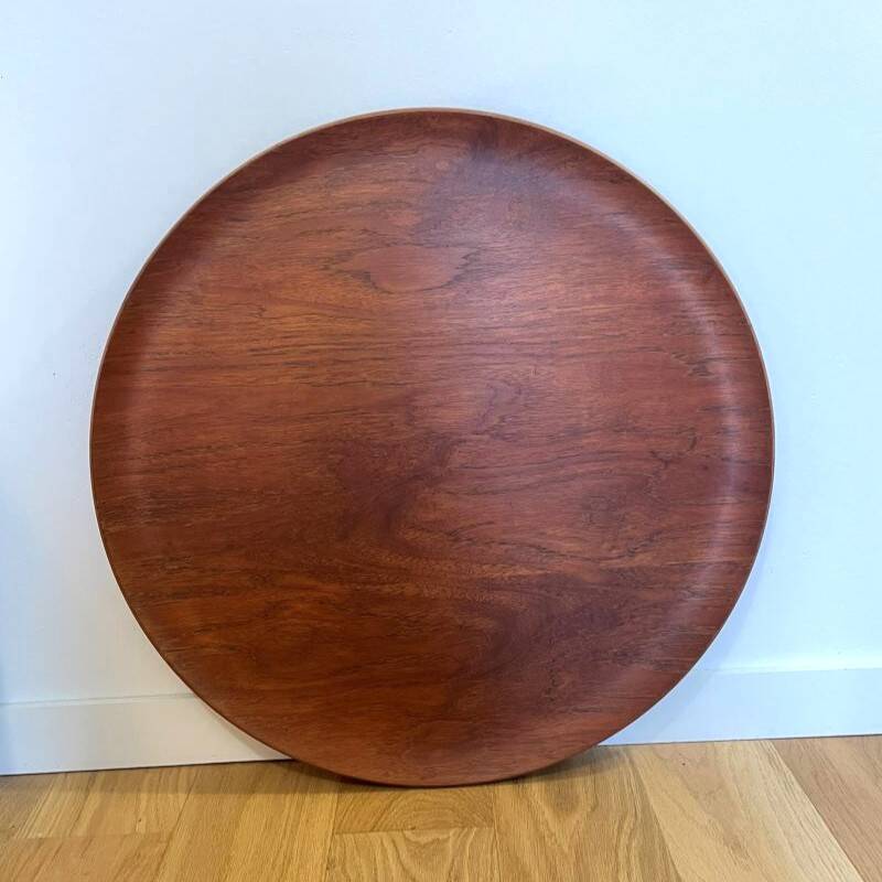 Table Plateau en Teck par Willumsen & Engholm pour Fritz Hansen, Danemark