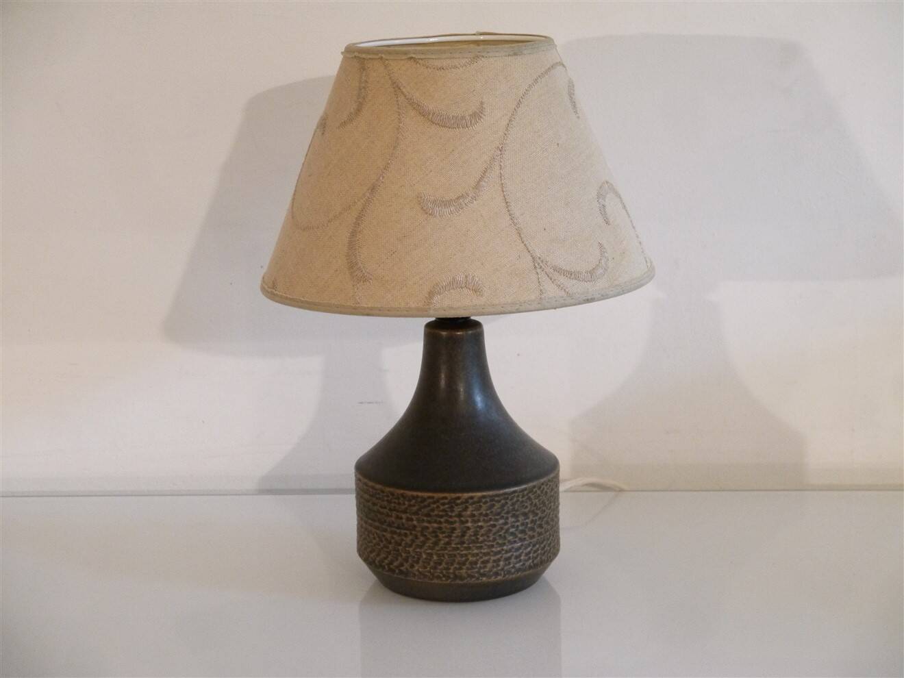 Danish ceramic lamp 1960