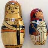 Nesting dolls bicentennial of the French Revolution