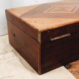 Marquetry jewelry box