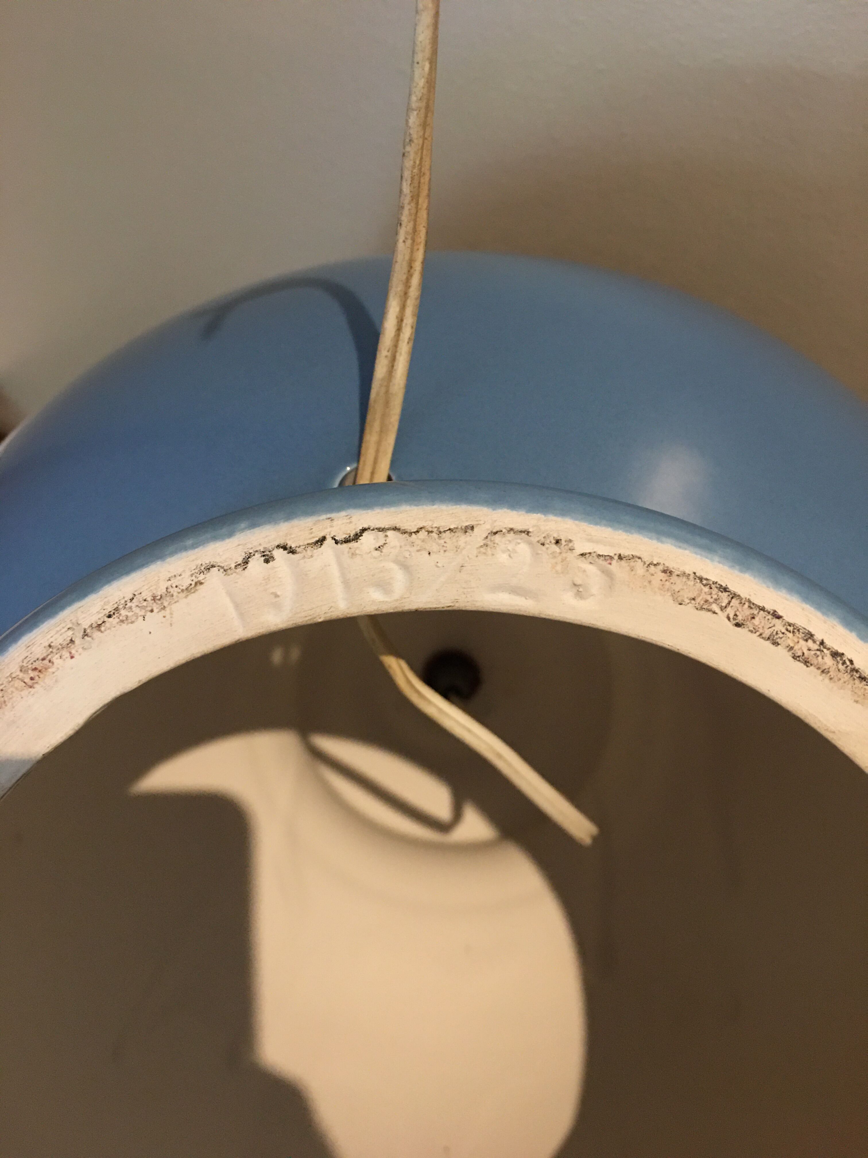 60's vintage lamp foot