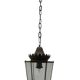 Suspension en verre et bronze vintage des années 1950