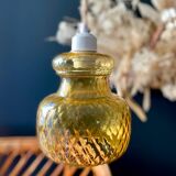 Small cut glass pendant light