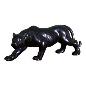 Ceramic black panther