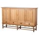 Brutalist Oak Sideboard attributed to Henning Kjærnulf, Denmark, 1960s