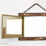 Antique Triptych Wall Mirror – Vintage 1940s Folding Dressing Table Mirror