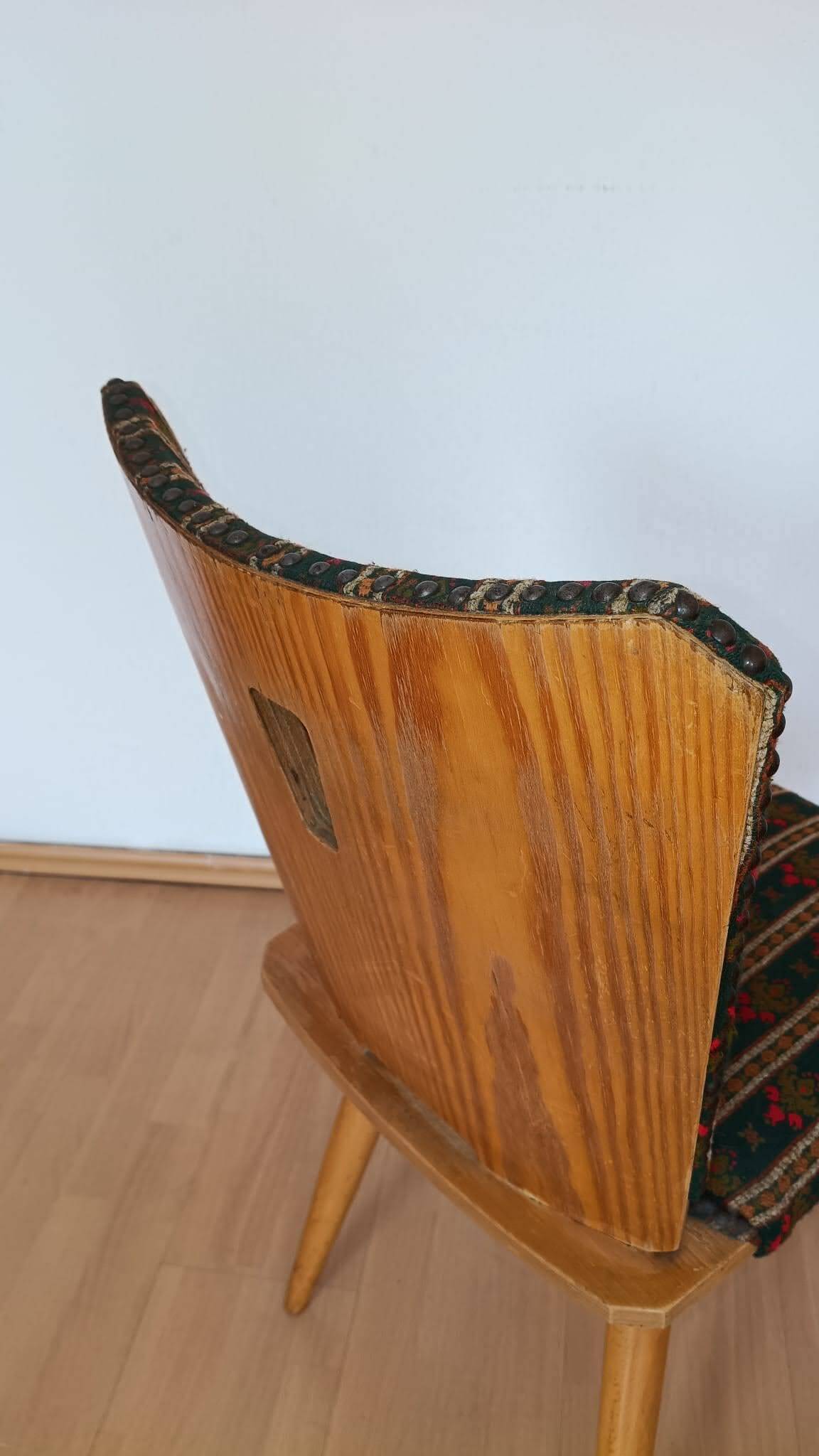 Pair of Modernist Chairs with Compass Legs – 1950s