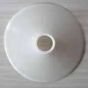 White opaline lampshade from the 1940s