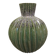 Contemporary cactus round vase in glazed dolomite ceramic.